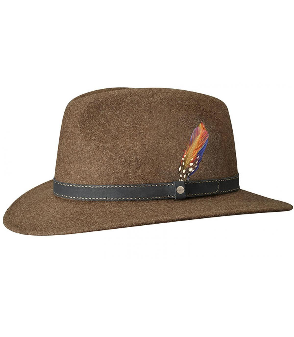 Atlanta powell woolfelt brown mix Stetson